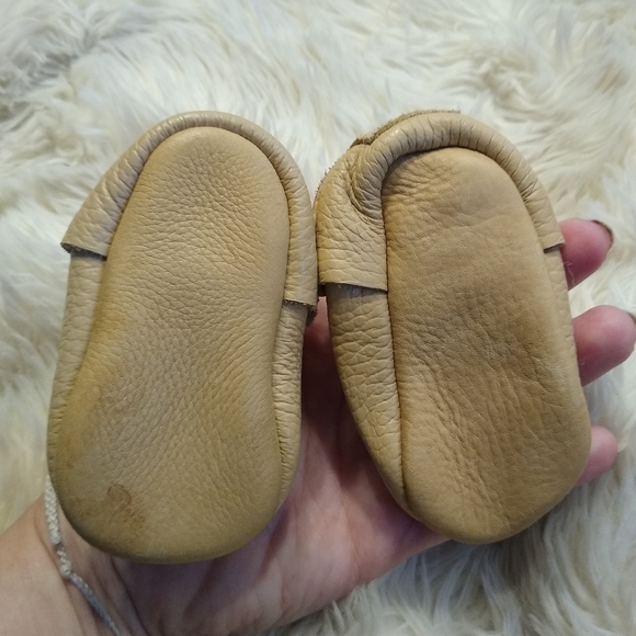 Baby leather moccasins D & F - Picture 3 of 5